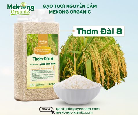 Gạo Thơm Đài 8 - mekong organic